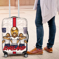 Custom England Football Luggage Cover Three Lions Trophy St George Cross