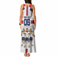 Custom England Football Tank Maxi Dress Three Lions Trophy St George Cross