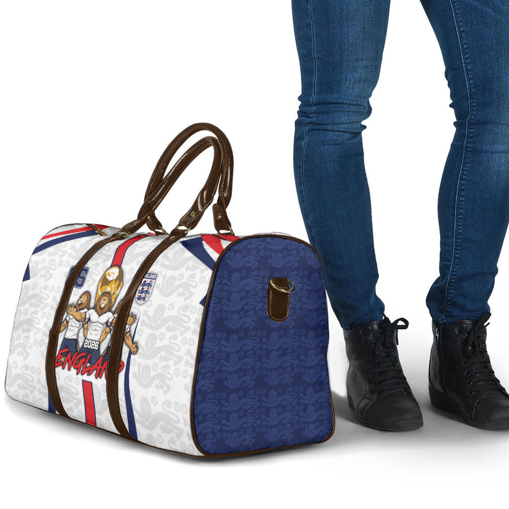 Custom England Football Travel Bag Three Lions Trophy St George Cross