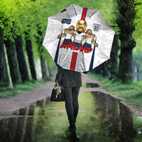 Custom England Football Umbrella Three Lions Trophy St George Cross
