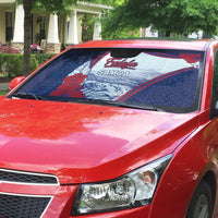 Falefa Samoa Village Auto Sun Shade Valley Polynesian Tribal Hibiscus Floral DT05 - Polynesian Pride
