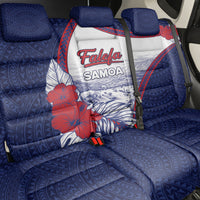 Falefa Samoa Village Back Car Seat Cover Valley Polynesian Tribal Hibiscus Floral