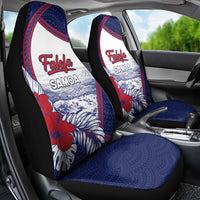 Falefa Samoa Village Car Seat Cover Valley Polynesian Tribal Hibiscus Floral