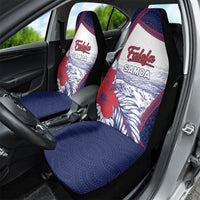 Falefa Samoa Village Car Seat Cover Valley Polynesian Tribal Hibiscus Floral