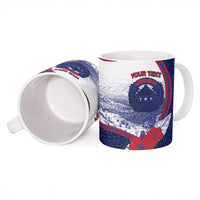 Personalised Falefa Samoa Village Ceramic Mug Valley Polynesian Tribal Hibiscus Floral DT05 - Polynesian Pride