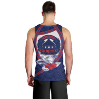 Personalised Falefa Samoa Village Men Tank Top Valley Polynesian Tribal Hibiscus Floral DT05 - Polynesian Pride