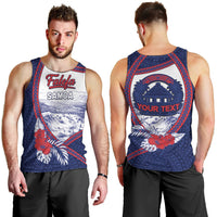 Personalised Falefa Samoa Village Men Tank Top Valley Polynesian Tribal Hibiscus Floral DT05 - Polynesian Pride