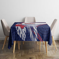 Falefa Samoa Village Tablecloth Valley Polynesian Tribal Hibiscus Floral