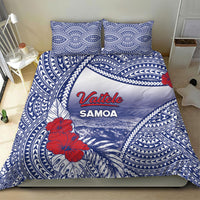 Vaitele Samoa Village Bedding Set Falefa Valley Polynesian Tribal Hibiscus Floral