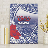 Vaitele Samoa Village Canvas Wall Art Falefa Valley Polynesian Tribal Hibiscus Floral