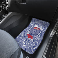 Personalised Vaitele Samoa Village Car Mats Falefa Valley Polynesian Tribal Hibiscus Floral