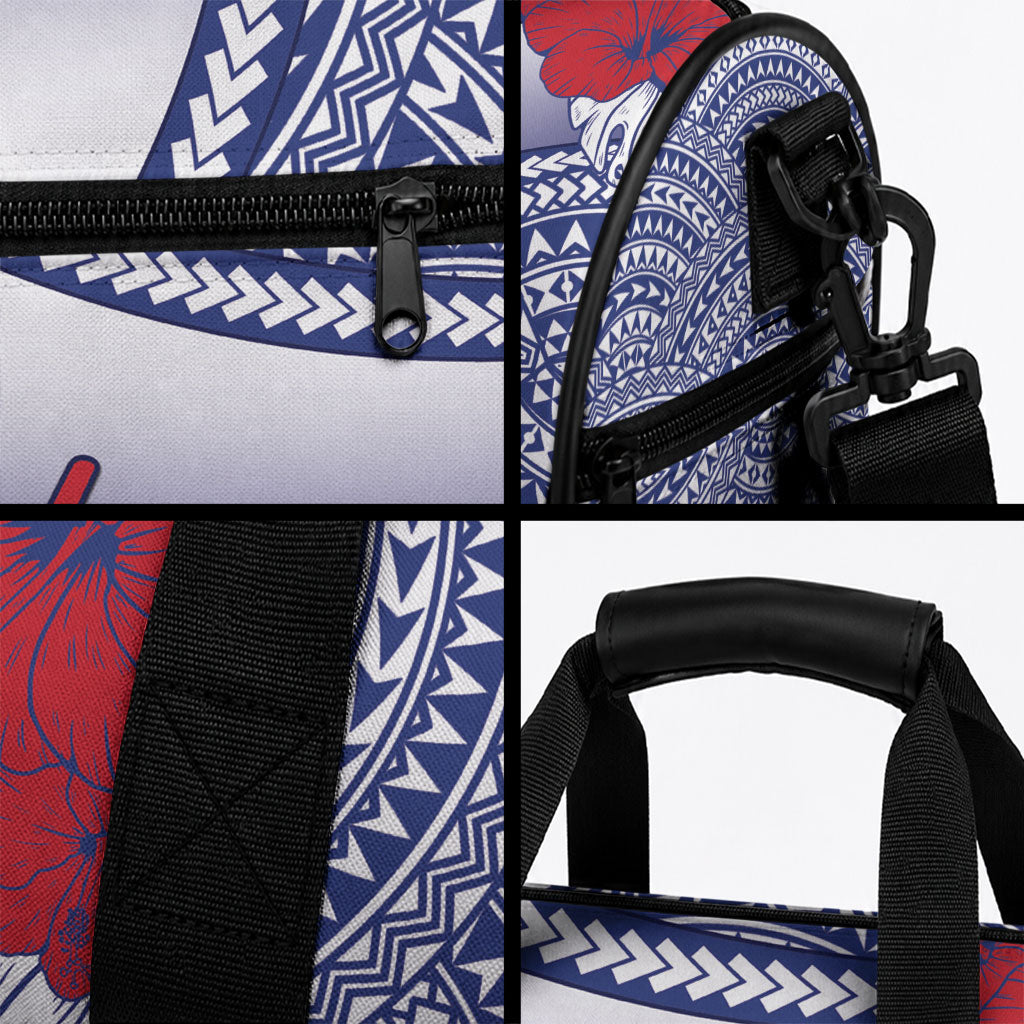 Vaitele Samoa Village Duffle Bag Falefa Valley Polynesian Tribal Hibiscus Floral DT05 - Polynesian Pride