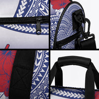 Vaitele Samoa Village Duffle Bag Falefa Valley Polynesian Tribal Hibiscus Floral DT05 - Polynesian Pride