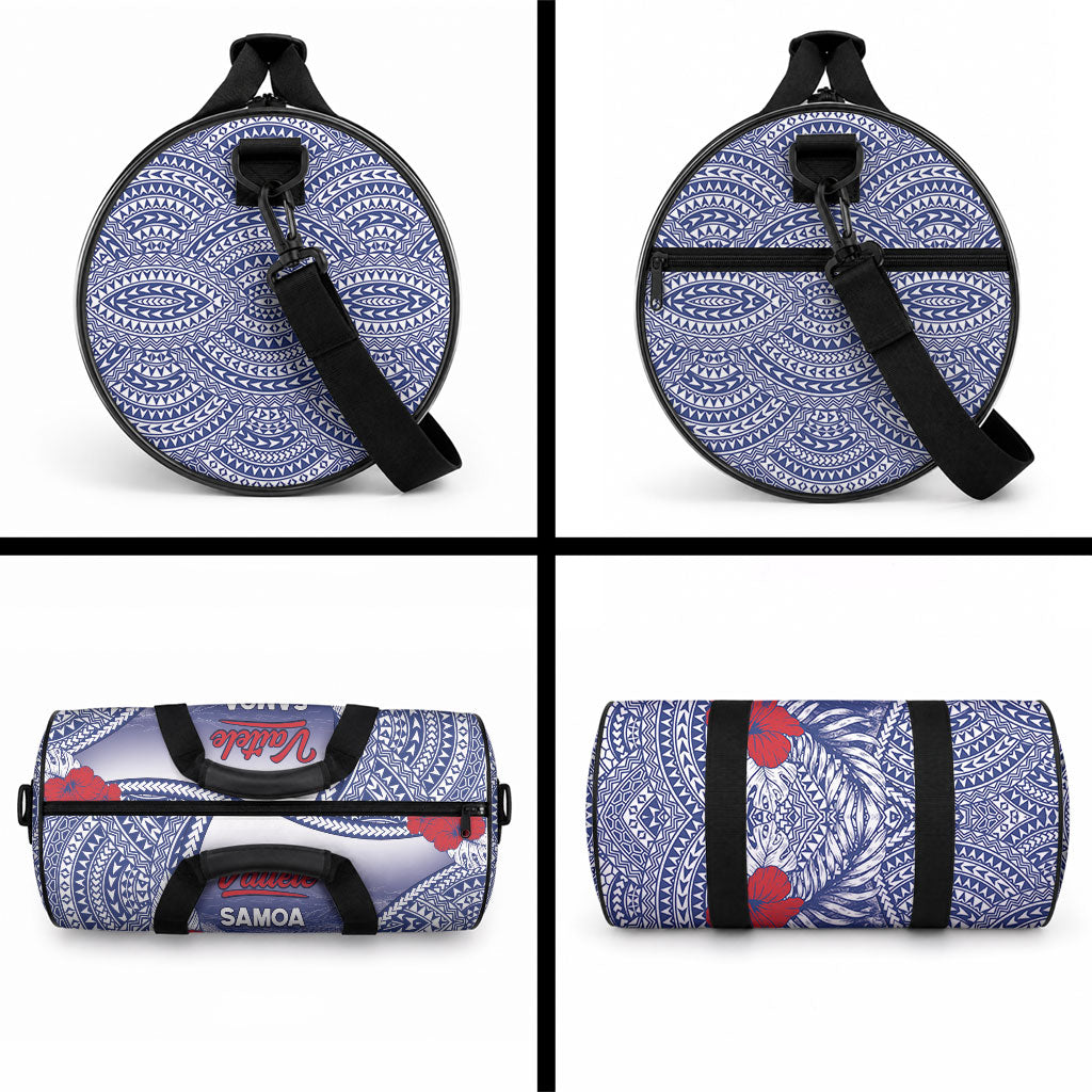 Vaitele Samoa Village Duffle Bag Falefa Valley Polynesian Tribal Hibiscus Floral DT05 - Polynesian Pride
