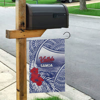 Vaitele Samoa Village Garden Flag Falefa Valley Polynesian Tribal Hibiscus Floral
