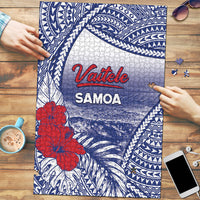 Vaitele Samoa Village Puzzle Falefa Valley Polynesian Tribal Hibiscus Floral
