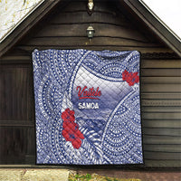Vaitele Samoa Village Quilt Falefa Valley Polynesian Tribal Hibiscus Floral