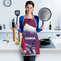 Faleula Samoa Village Apron Falefa Valley Polynesian Tribal Hibiscus Floral DT05 - Polynesian Pride
