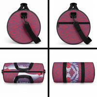Faleula Samoa Village Duffle Bag Falefa Valley Polynesian Tribal Hibiscus Floral