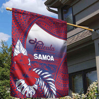 Faleula Samoa Village Garden Flag Falefa Valley Polynesian Tribal Hibiscus Floral DT05 - Polynesian Pride