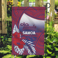 Faleula Samoa Village Garden Flag Falefa Valley Polynesian Tribal Hibiscus Floral DT05 Garden Flag Red - Polynesian Pride