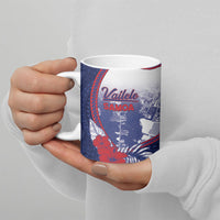 Personalised Vailele Samoa Village Ceramic Mug Map Polynesian Tribal Hibiscus Floral DT05 - Polynesian Pride