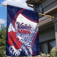 Vailele Samoa Village Garden Flag Map Polynesian Tribal Hibiscus Floral