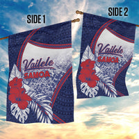 Vailele Samoa Village Garden Flag Map Polynesian Tribal Hibiscus Floral