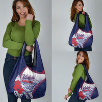 Vailele Samoa Village Grocery Bag Map Polynesian Tribal Hibiscus Floral DT05 - Polynesian Pride