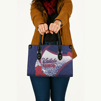 Vailele Samoa Village Leather Bag Map Polynesian Tribal Hibiscus Floral DT05 - Polynesian Pride