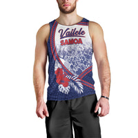 Personalised Vailele Samoa Village Men Tank Top Map Polynesian Tribal Hibiscus Floral DT05 - Polynesian Pride