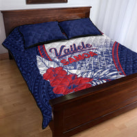 Vailele Samoa Village Quilt Bed Set Map Polynesian Tribal Hibiscus Floral DT05 - Polynesian Pride