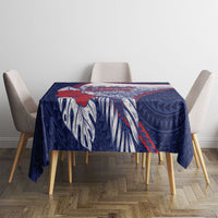 Vailele Samoa Village Tablecloth Map Polynesian Tribal Hibiscus Floral