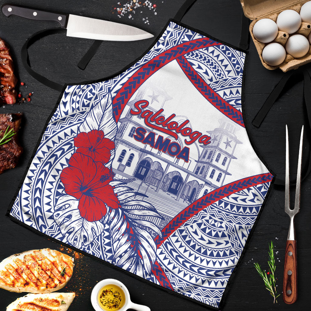 Salelologa Samoa Village Apron Polynesian Tribal Church Landmark Hibiscus Floral