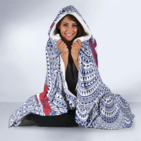 Salelologa Samoa Village Hooded Blanket Polynesian Tribal Church Landmark Hibiscus Floral