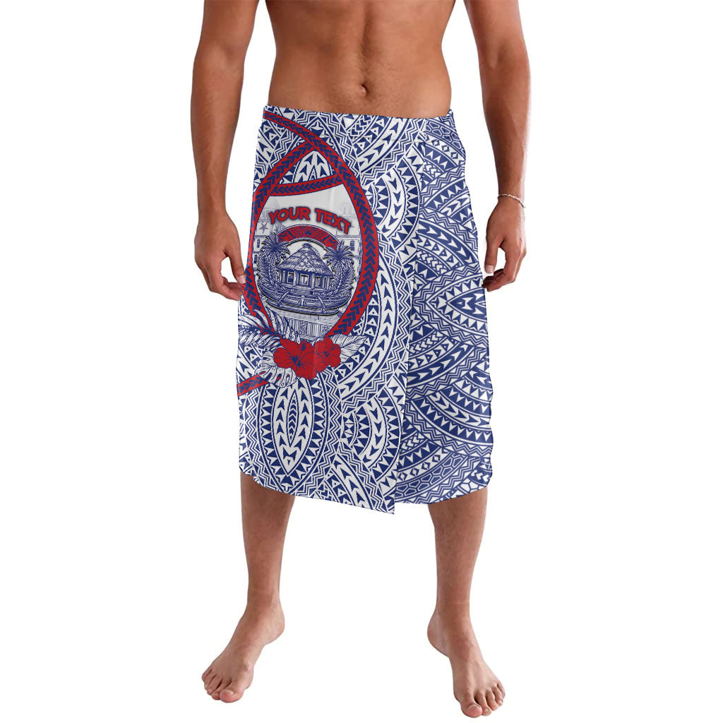 Personalised Salelologa Samoa Village Lavalava Polynesian Tribal Church Landmark Hibiscus Floral