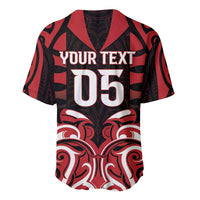 Custom Aotearoa Ngapuhi Baseball Jersey Maori Pattern New Zealand - Polynesian Pride