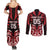 Custom Aotearoa Ngapuhi Couples Matching Summer Maxi Dress and Long Sleeve Button Shirt Maori Pattern New Zealand - Polynesian Pride