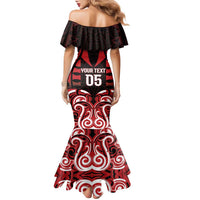Custom Aotearoa Ngapuhi Family Matching Mermaid Dress and Hawaiian Shirt Maori Pattern New Zealand - Polynesian Pride