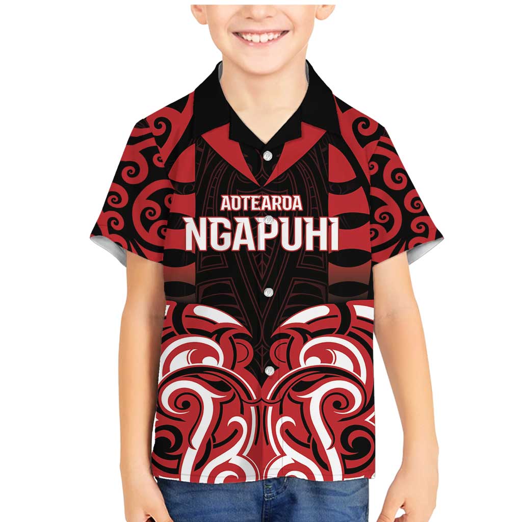Custom Aotearoa Ngapuhi Family Matching Mermaid Dress and Hawaiian Shirt Maori Pattern New Zealand - Polynesian Pride