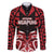 Custom Aotearoa Ngapuhi Family Matching Off The Shoulder Long Sleeve Dress and Hawaiian Shirt Maori Pattern New Zealand - Polynesian Pride