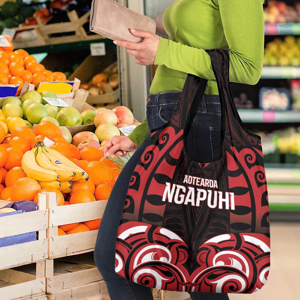 Aotearoa Ngapuhi Grocery Bag Maori Pattern New Zealand - Polynesian Pride