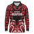 Custom Aotearoa Ngapuhi Long Sleeve Polo Shirt Maori Pattern New Zealand - Polynesian Pride