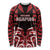 Custom Aotearoa Ngapuhi Long Sleeve Shirt Maori Pattern New Zealand - Polynesian Pride