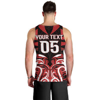 Custom Aotearoa Ngapuhi Men Tank Top Maori Pattern New Zealand - Polynesian Pride