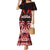 Custom Aotearoa Ngapuhi Mermaid Dress Maori Pattern New Zealand - Polynesian Pride