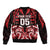 Custom Aotearoa Ngapuhi Sleeve Zip Bomber Jacket Maori Pattern New Zealand - Polynesian Pride