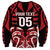 Custom Aotearoa Ngapuhi Sweatshirt Maori Pattern New Zealand - Polynesian Pride