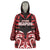 Custom Aotearoa Ngapuhi Wearable Blanket Hoodie Maori Pattern New Zealand - Polynesian Pride