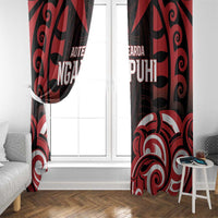 Aotearoa Ngapuhi Window Curtain Maori Pattern New Zealand - Polynesian Pride